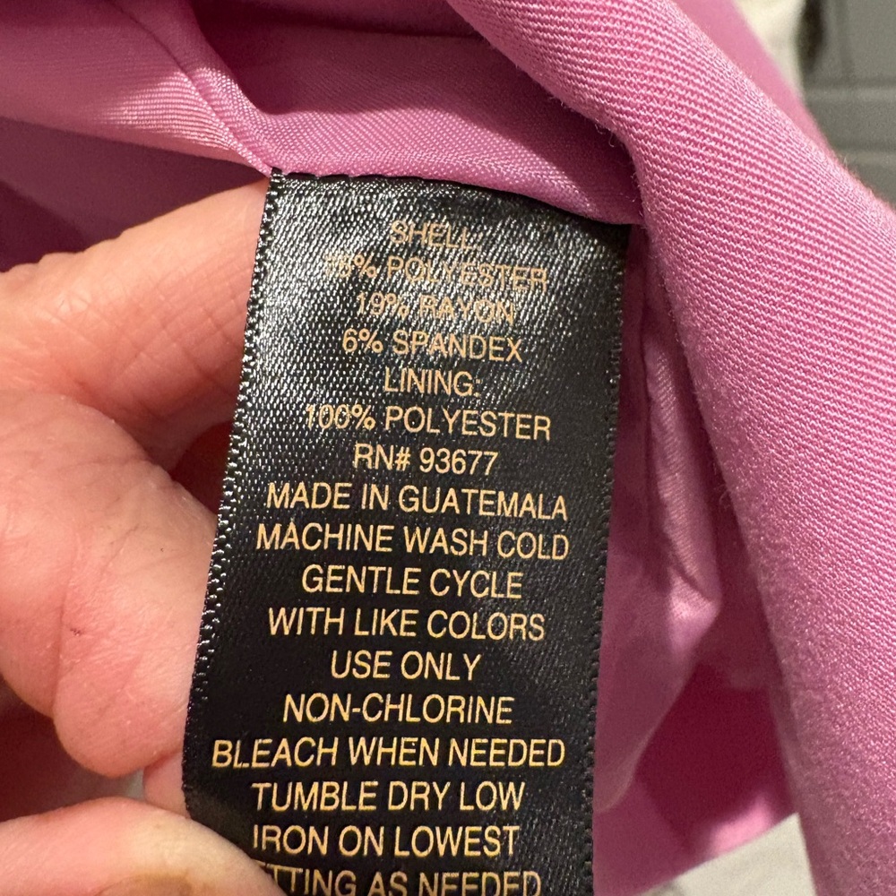 Worthington XX Large Women’s Blazer Pastel Pink New w tags - Picture 7 of 13
